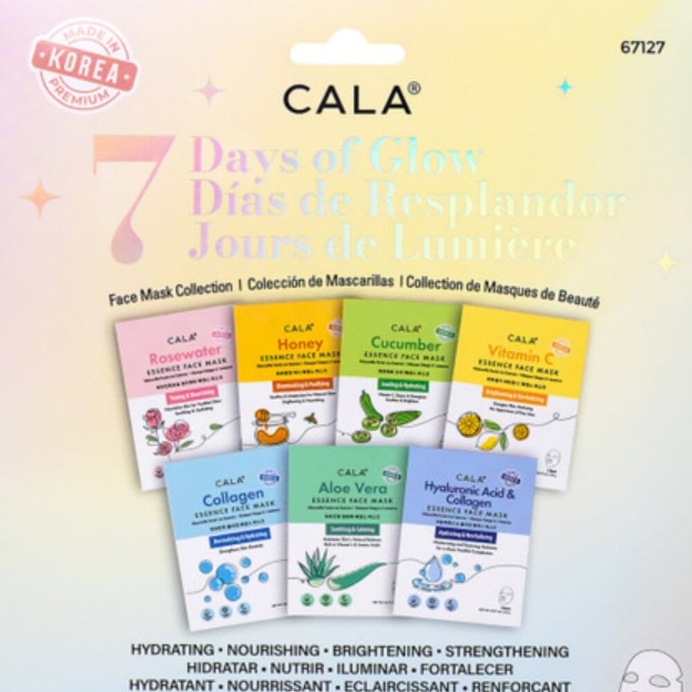 7 DAYS OF GLOW ESSENCE FACE MASKS